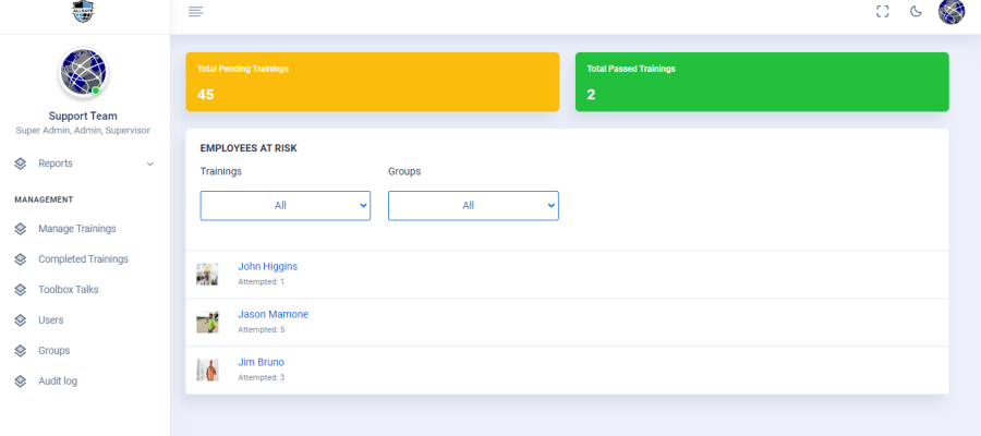 AllSafe Dashboard